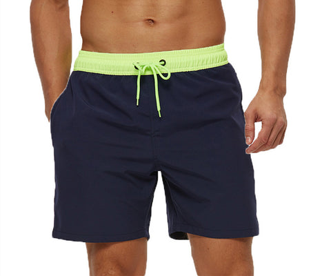 Men's Casual Solid Color Quarter Beach Pants