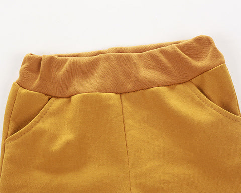 Casual Children Cartoon Long Sleeve Sweater Little Kids' Track Pants