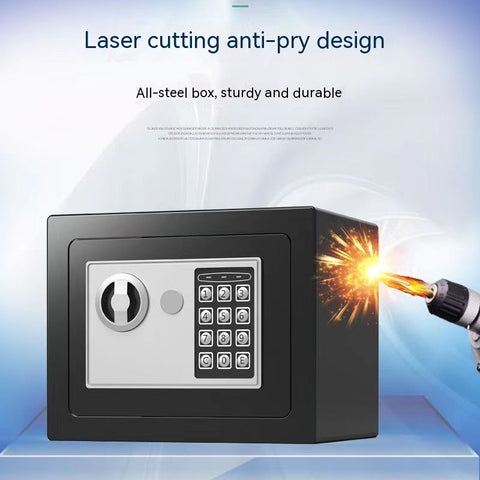 Office Domestic Safe Box Smart Fingerprint Password Into The Wall