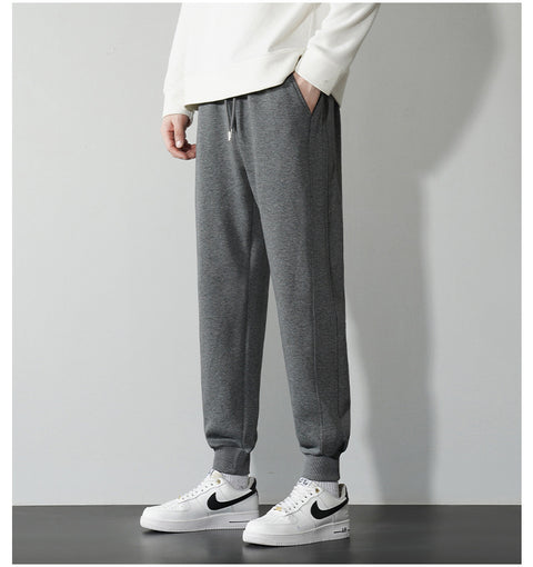 Spring Summer Pure Cotton Men's Loose Breathable Casual Pants