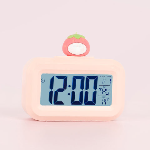 Mute Snooze Clock Students Get Up Electronic Alarm Clock Smart Luminous Timing