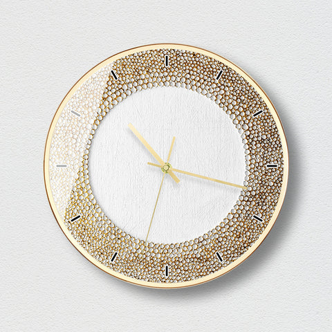 Personality Creative Black Gold Art Atmosphere Clock