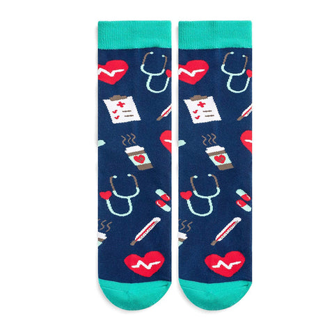 Medical Themed Socks For Hospital Staff And Students