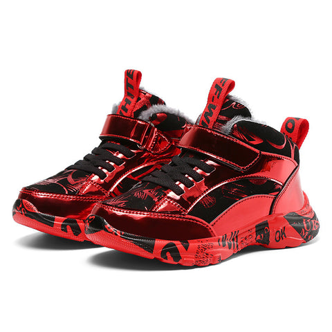 Children's Cotton Shoes Warm And Waterproof Snow Shoes