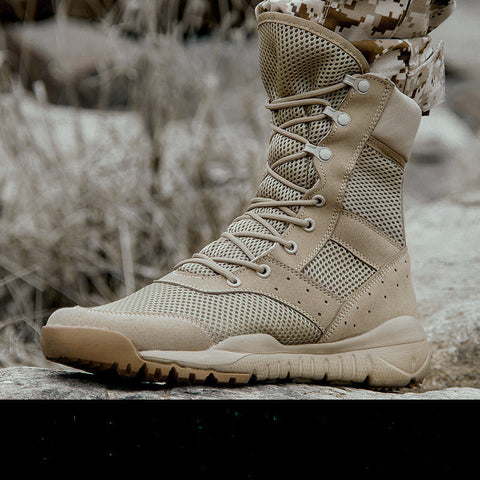 Ultralight and breathable combat boots