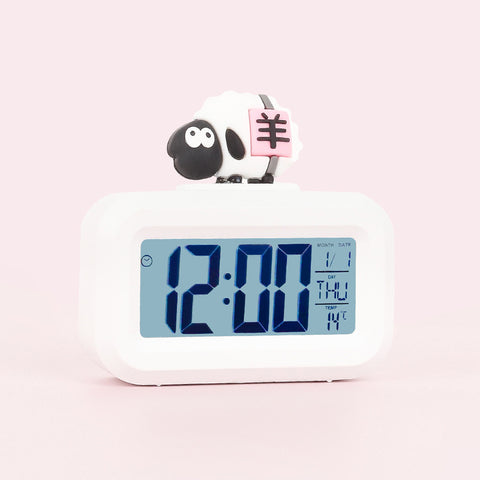 Mute Snooze Clock Students Get Up Electronic Alarm Clock Smart Luminous Timing