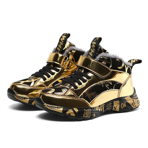 Children's Cotton Shoes Warm And Waterproof Snow Shoes