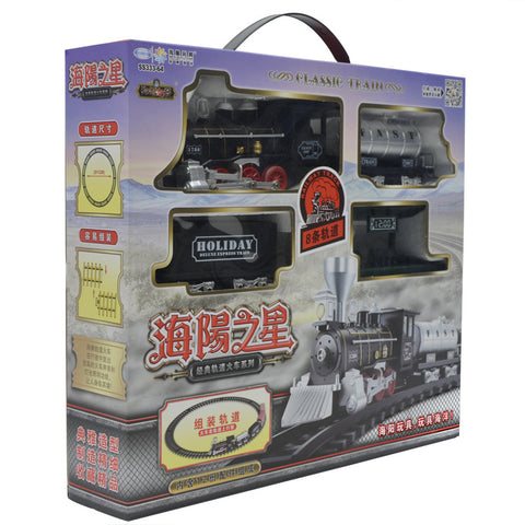 Light and sound track train