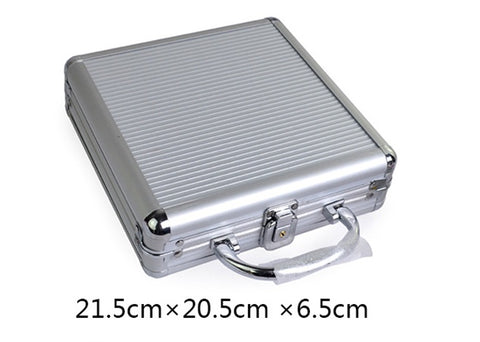 Portable Aluminum Box Texas Holdem Poker Chip Box Chip Box Aluminum Box Storage Box