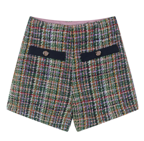 French Minority Elegant Celebrity Tweed S Family Coat Knitting Cardigan Women Shorts Suit Women\'S Open Sale