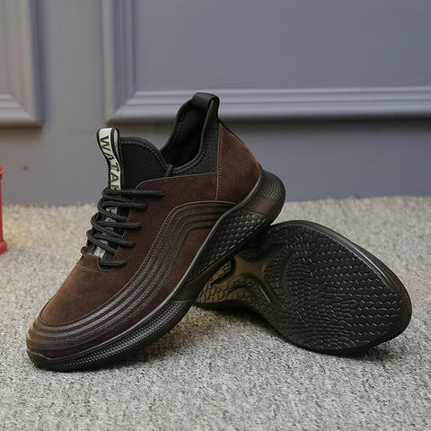 Men's Sports Low-Top Casual Leather Shoes