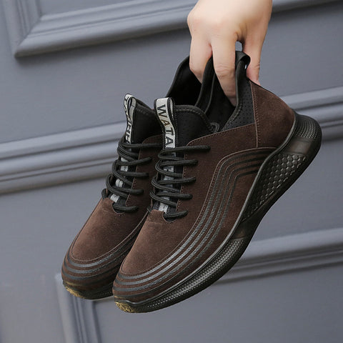 Men's Sports Low-Top Casual Leather Shoes