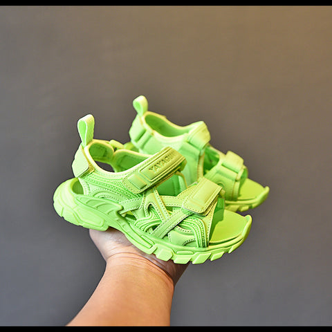 Children's Sports Sandals, Girls' Explosive Soft-Soled Children's Beach Shoes