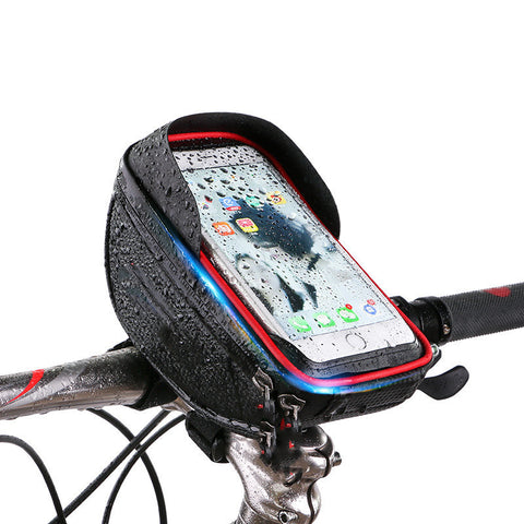 Front Handlebar Bag, Riding Mobile Phone Waterproof Navigation Bag, Upper Tube Bag, Front Head Bag