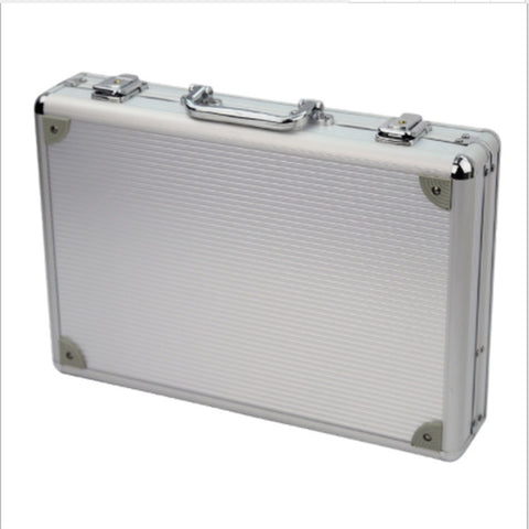 24 Grid Aluminum Suitcase Case Display Storage Box Watch Sto