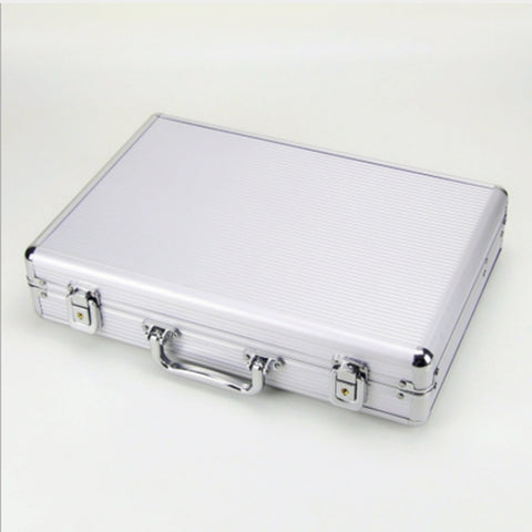 24 Grid Aluminum Suitcase Case Display Storage Box Watch Sto