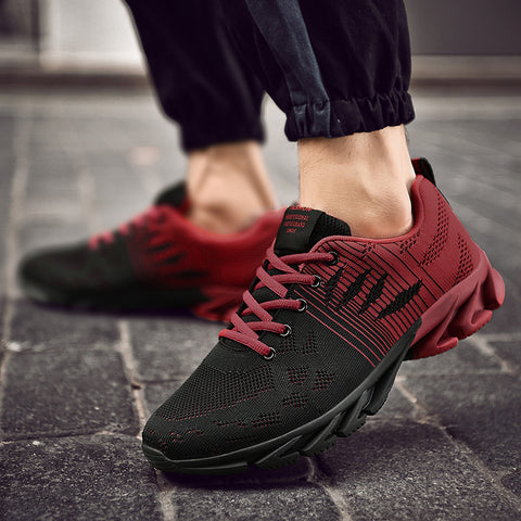 Flying Woven Casual Low-top Mesh Sneakers