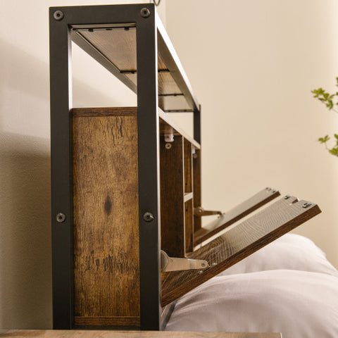 Doppelbett Aus Metall Und Holz