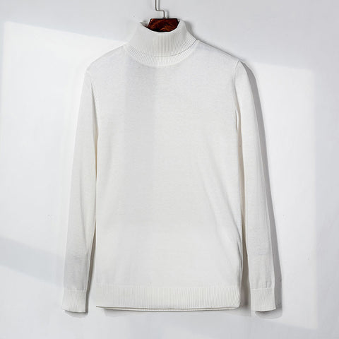 Fashion Youth All-Match High Neck Sweater Sweater Men