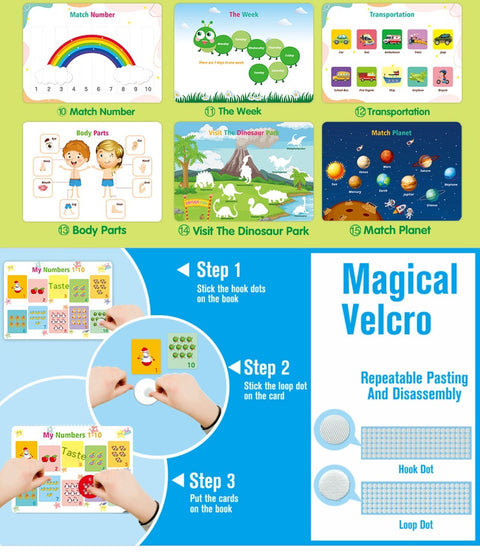 Children's Enlightenment Quiet Book Learning Busy Book