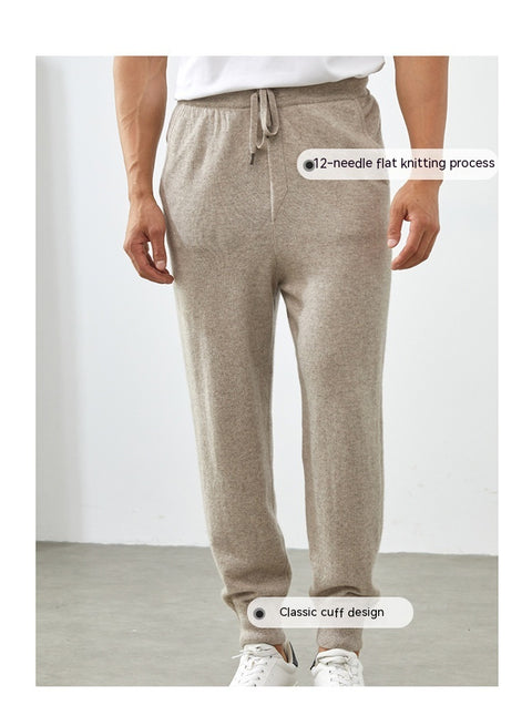 Men's Autumn And Winter New Flat Beam Casual Pants