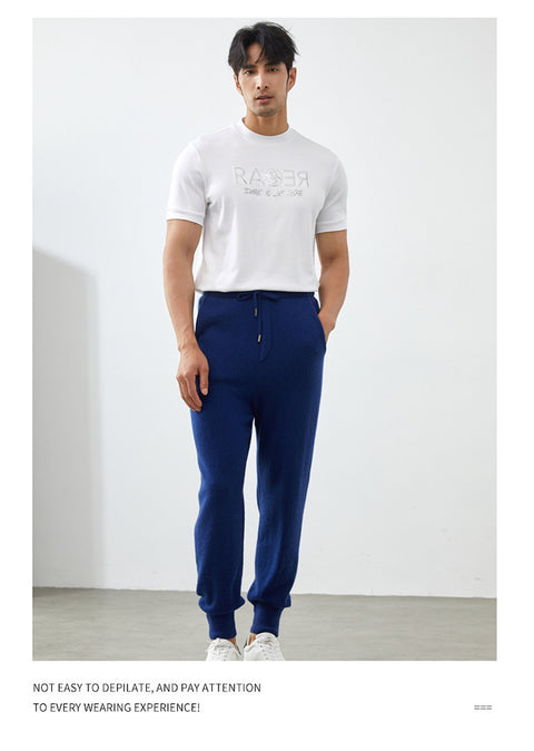 Men's Autumn And Winter New Flat Beam Casual Pants