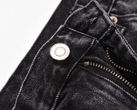 Three-dimensional Cutting Loose Baggy Ripped Cat Beard Bootleg Pants Men And Women