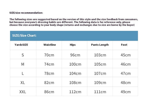 Men's Baggy Pants Feet Flared Pants