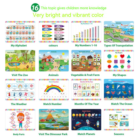 Children's Enlightenment Quiet Book Learning Busy Book