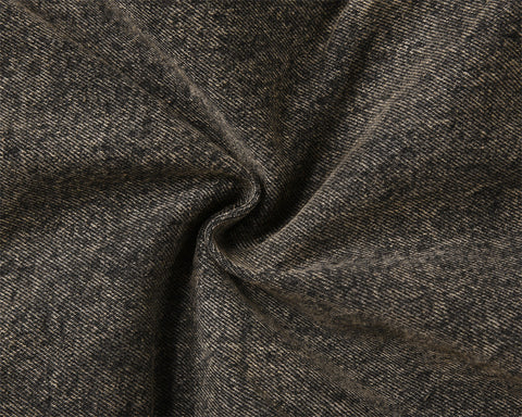 Pleated Loose Denim Trousers Men