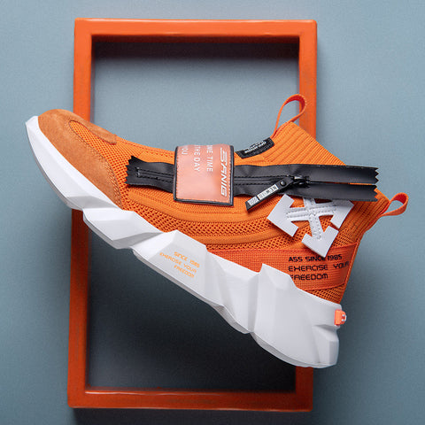 Thick-soled Fashion Socks High-top Flying Knit Sneakers