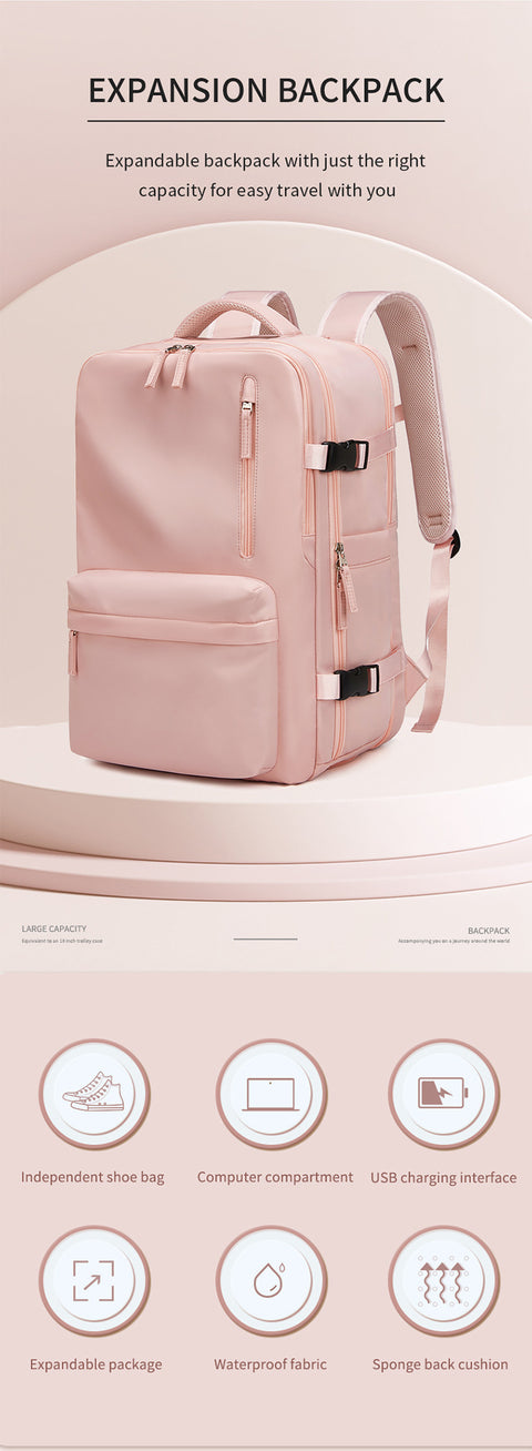 Dry Wet Separation Backpack Large Capacity Leisure Fashion Schoolbag