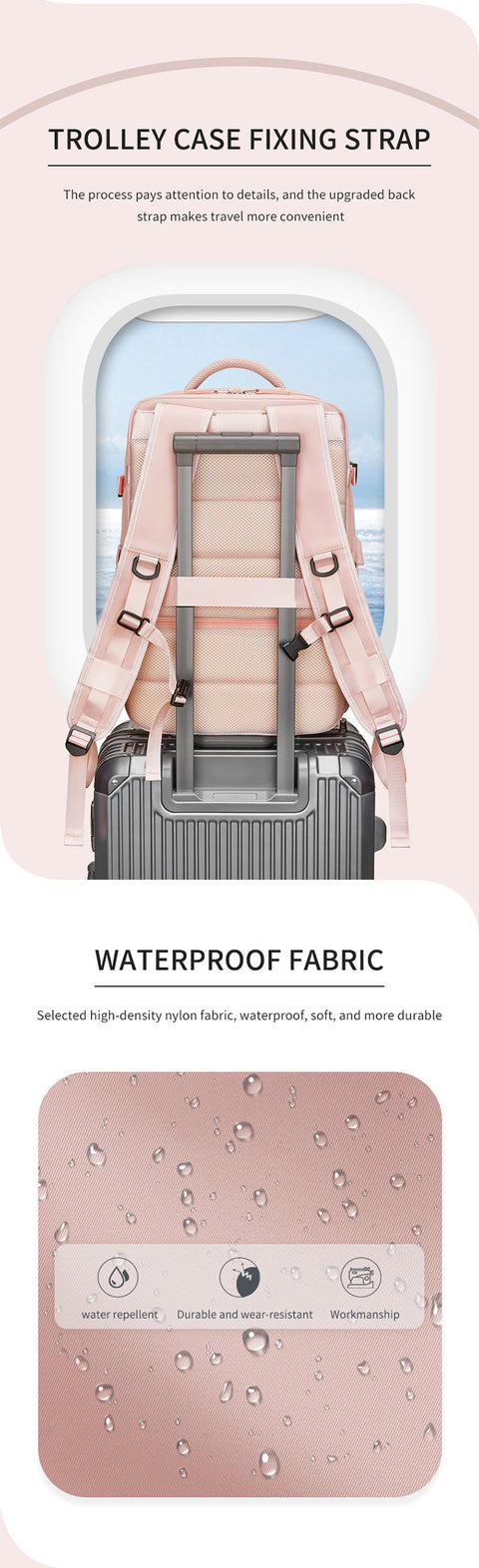 Dry Wet Separation Backpack Large Capacity Leisure Fashion Schoolbag