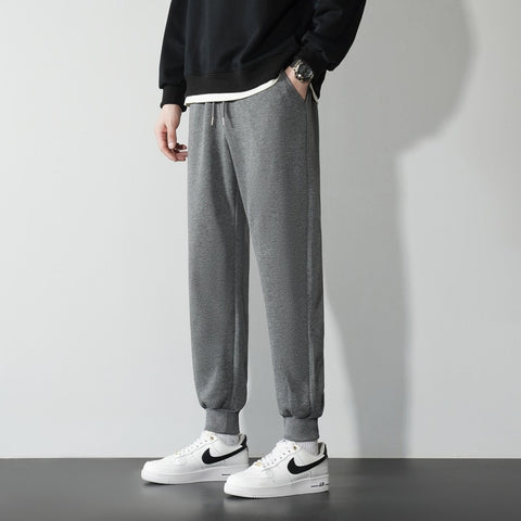 Spring Summer Pure Cotton Men's Loose Breathable Casual Pants