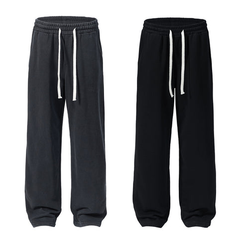 Solid Color Loose Casual Sweatpants Men