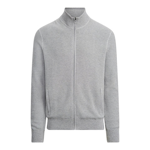 New Men's Cotton Turtleneck Zipper Sweater Winter Solid Color Slim Fit