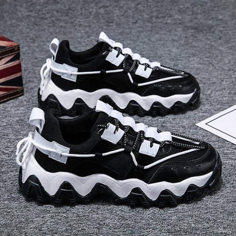 Mesh men's casual sports platform daddy shoes