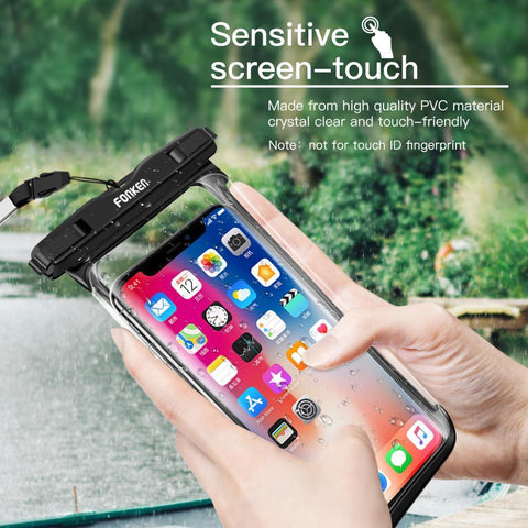 Mobile phone touch screen diving cover waterproof bag