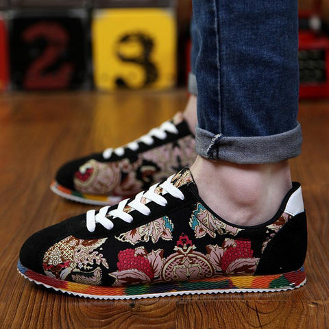 Ethnic Style Colored Sole Forrest Shoes