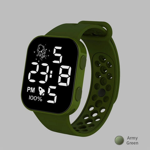 Fashion Sports Student LED Electronic Watch