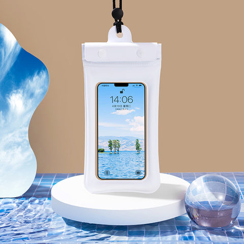 Inflatable Floating Touch Screen Mobile Phone Waterproof Bag Three Layers