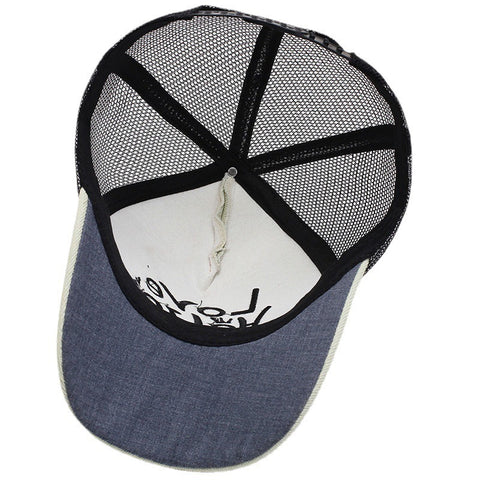 Spring And Summer Fashion Embroidery Alphabet Peaked Cap Outdoor Travel