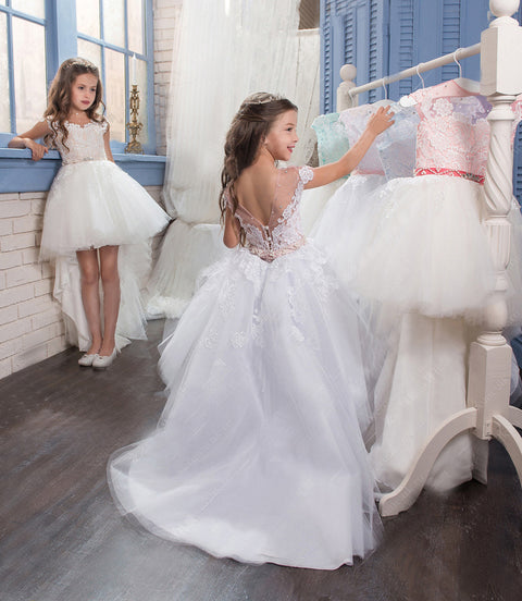 Girl Princess Dress Tutu Piano Performance