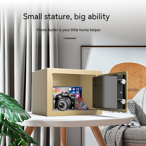 Office Domestic Safe Box Smart Fingerprint Password Into The Wall