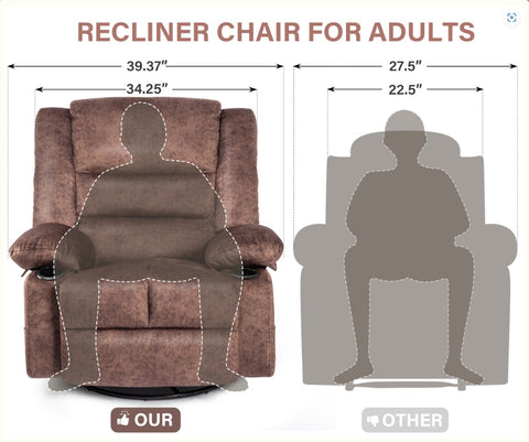 Brown Chaise Longue Sofa