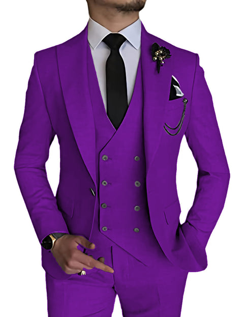 Business Casual Men's Three-piece Suit