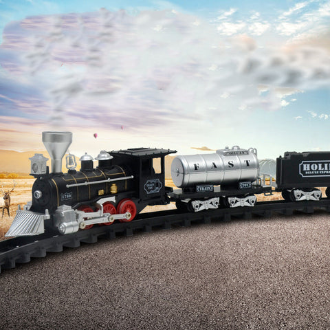 Light and sound track train