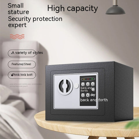 Small Office Domestic Safe Box Smart Fingerprint Password Into The Wall