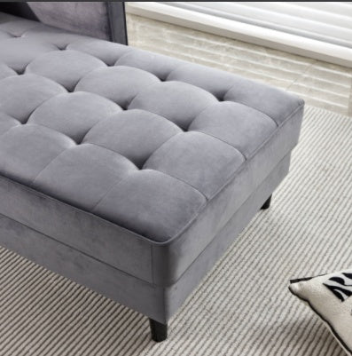 Velvet Chaise Longue