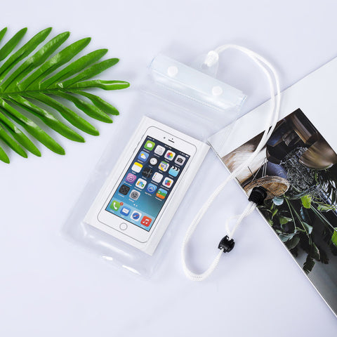 Inflatable Floating Touch Screen Mobile Phone Waterproof Bag Three Layers